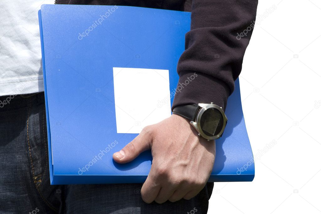 Documents folder hand human