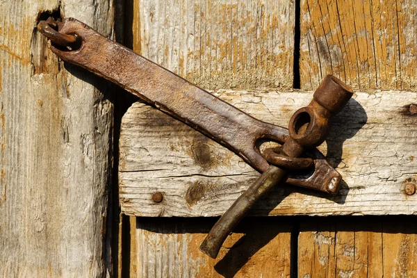 Cerradura de herramienta cerrada vieja oxidada — Foto de Stock