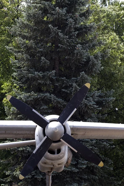 Motor aircraft propeller — Stock Photo, Image