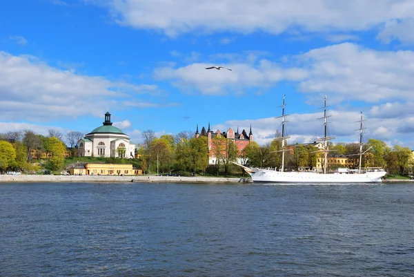斯德哥尔摩。岛 skepsholmen — 图库照片
