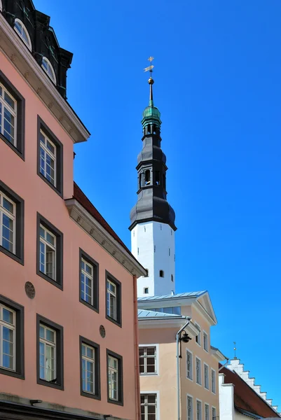 Tallinn, arkitekturen i den gamla staden — Stockfoto
