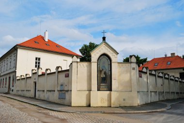 Prague. Old street in Vysehrad clipart