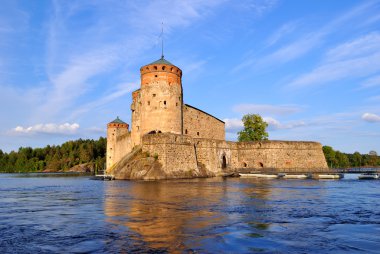 Fortress Olavinlinna. Finland clipart