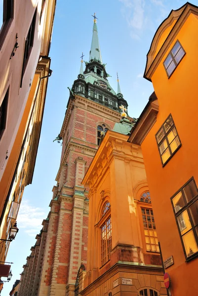 斯德哥尔摩，德国教会 — 图库照片
