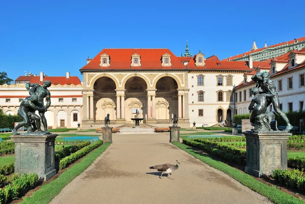 Praga. Palácio de Wallenstein — Fotografia de Stock