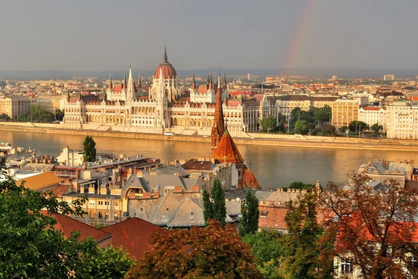 Будапешта на заході сонця — стокове фото