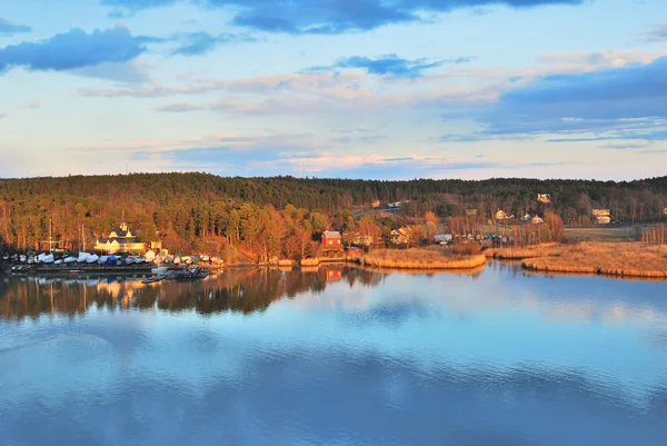 Turku okolí při západu slunce — Stock fotografie