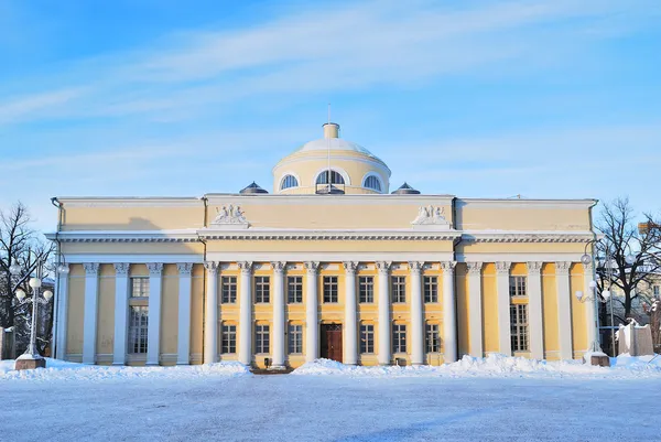 Helsinki. Biblioteka Uniwersytecka — Zdjęcie stockowe