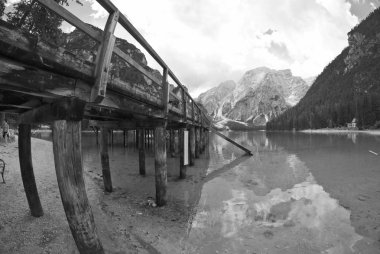 braies lake, İtalya