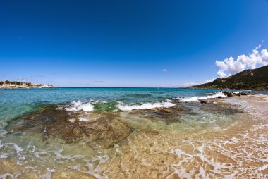 kristal suları Korsika Coast, Fransa