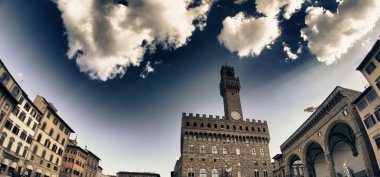 İtalya, Floransa 'daki Piazza Della Signoria