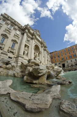 trevi Fountain Roma, İtalya 'da