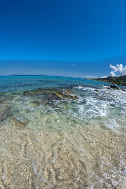 kristal suları Korsika Coast, Fransa