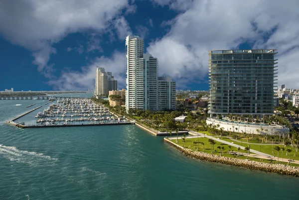 Costa de Miami beach, florida — Stockfoto