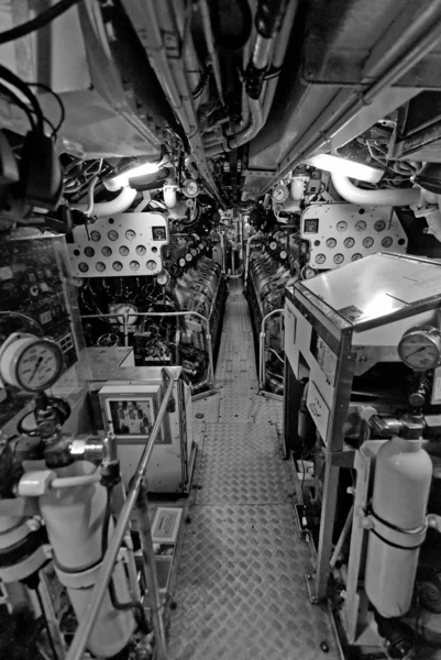 Wnętrze łodzi podwodnej, sydney — Zdjęcie stockowe