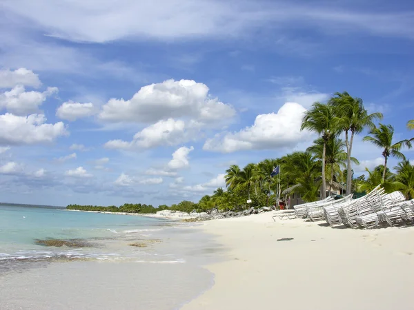 Καραϊβικής παραλία στο Σάντο Ντομίνγκο — Φωτογραφία Αρχείου