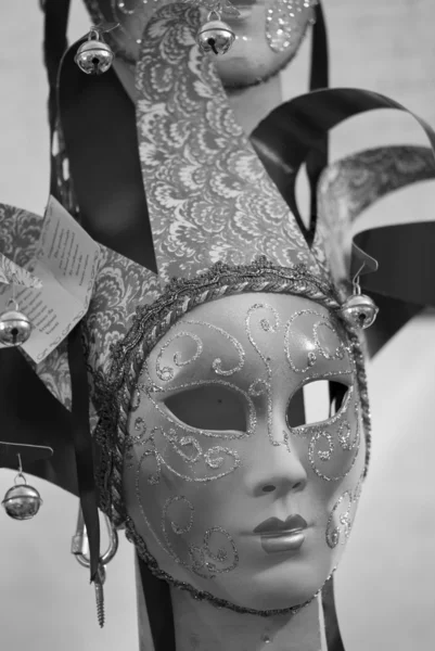 Bir pazarda maskeleri — Stok fotoğraf