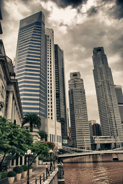 Gebouwen van singapore — Stockfoto