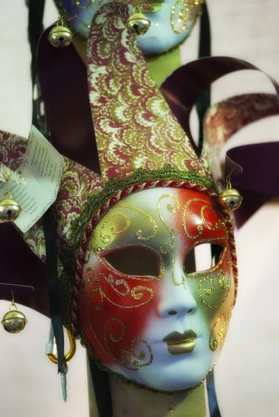 Bir pazarda maskeleri — Stok fotoğraf
