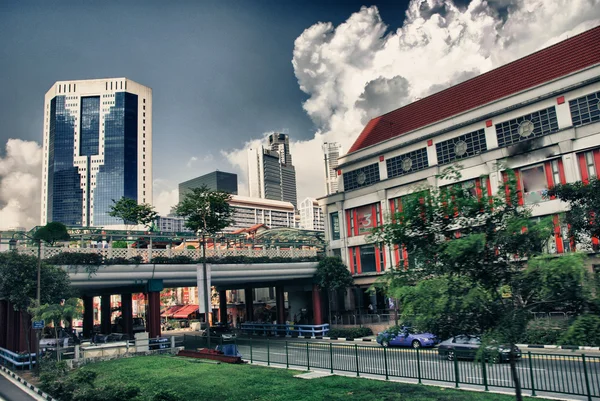 stock image Buildings of Singapore