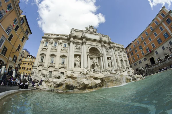 Fontanna trevi w Rzymie, Włochy — Zdjęcie stockowe