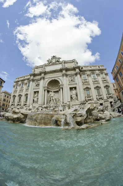 Fontána Trevi v Římě — Stock fotografie