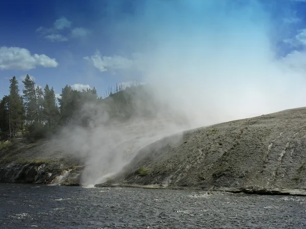 Geyser di Yellowstone — Foto Stock