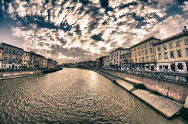 lungarni ayrıntı görünümü, pisa