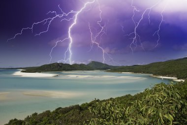 renkler whitehaven Beach, Avustralya