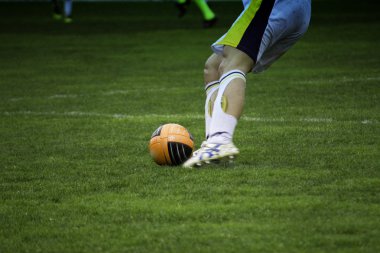 Top futbol maçı sırasında koruma