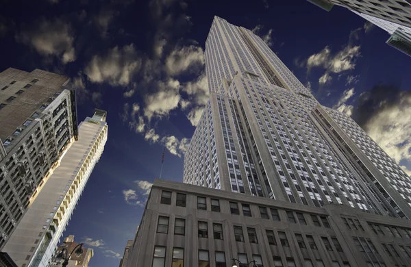 Farben des Empire State Building — Stockfoto