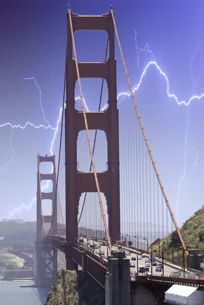 Golden Gate Bridge v San Franciscu — Stock fotografie