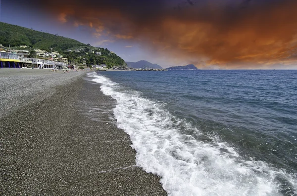 Ved kysten av Santa Margherita Ligure – stockfoto