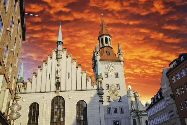 stock image Sunset in Munich