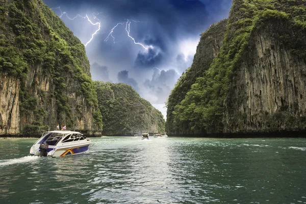 stock image Storm over Thailand Lagoon