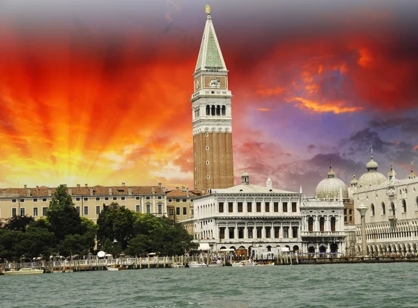 Piazza San Marco desde el mar, Venecia — Foto de Stock