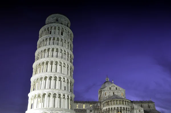 Torre pendente di Pisa e la Cupola, Italia — Foto Stock