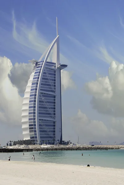 Dubajska przyroda i architektura — Zdjęcie stockowe