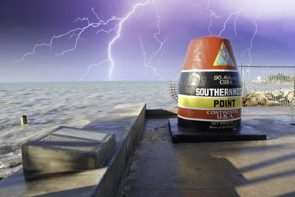 stock image Sky Colors of Southernmost Point in Florida