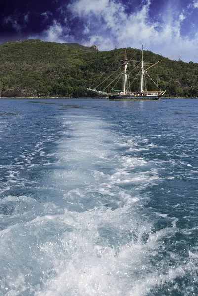 Whitsundays gemi — Stok fotoğraf