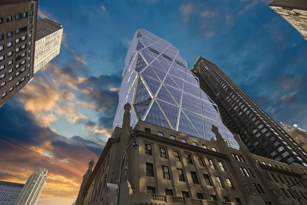 Binalar ve new York'un gökyüzü renkleri — Stok fotoğraf