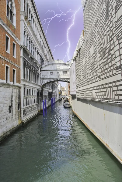 Ponte dei Sospiri a Venezia — Foto Stock