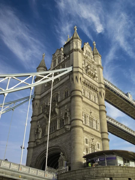 Architectural Detail of Tower Bridge — Stock Photo, Image