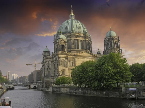 Sky Colors over Berliner Dom — Stock Photo, Image