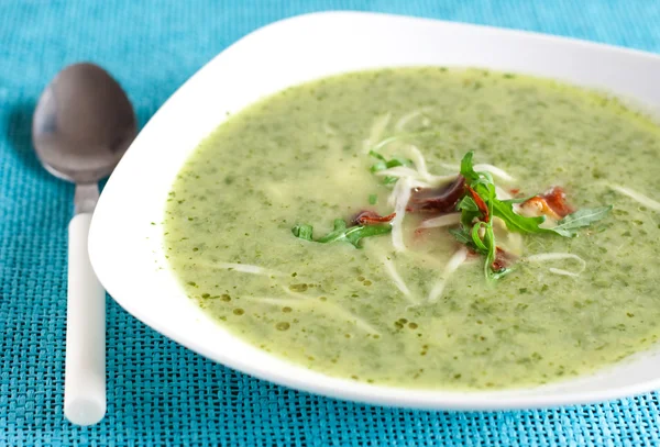 Zelená polévka — Stock fotografie