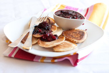 çilek ile Pancakes