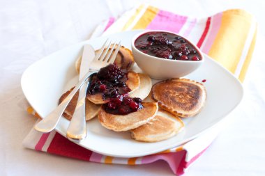 çilek ile Pancakes