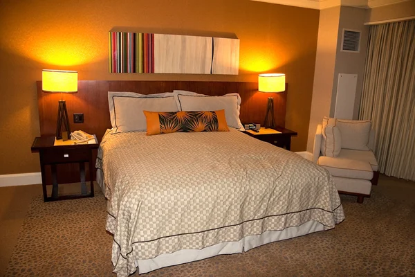 Hotel slaapkamer — Stockfoto