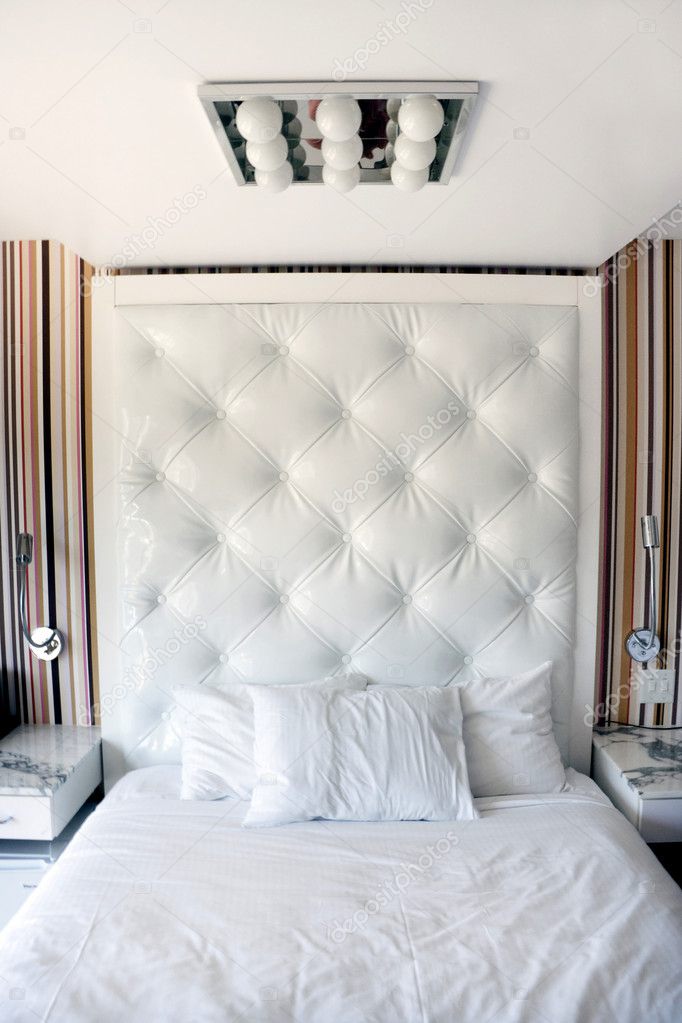 White Hotel Bedroom