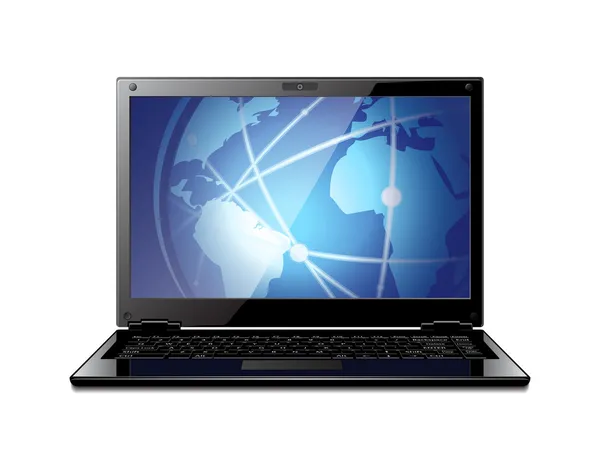 Wektor laptopa — Wektor stockowy